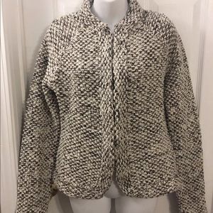 J. Crew medium Handknit Wool Sweater Cardigan